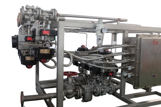 증기 밸브를 감소시키는 밸브 미끄럼 말 탄 압력은 휘발유 산업을 위한 부착된 시스템을 복사합니다