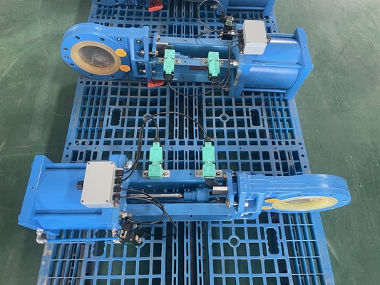 파이프 라인 밸브의 Pneumatic actuator Cast Iron Pneumatic On Off Valve / Two Way Pneumatic Valve Heavy Duty 타입