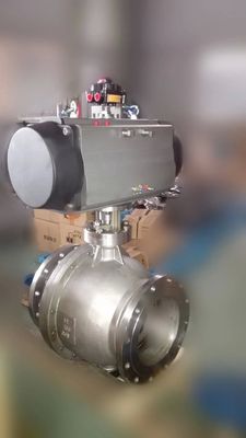 VS-190SR10FC-H Peek Seated Pneumatic Ball Valve with Pneumatic Actuator for Industrial Usage