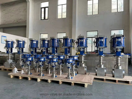 Single Acting Carbon Steel Pneumatic Linear Actuator VS-HA44L250L3S-V2 for Rising Stem Valves