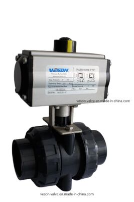3878NM 출력 토크 VDI/VDE3845 표준 및 40-100psig 공기 공급과 함께 Pneumatic Rack and Pinion Actuator