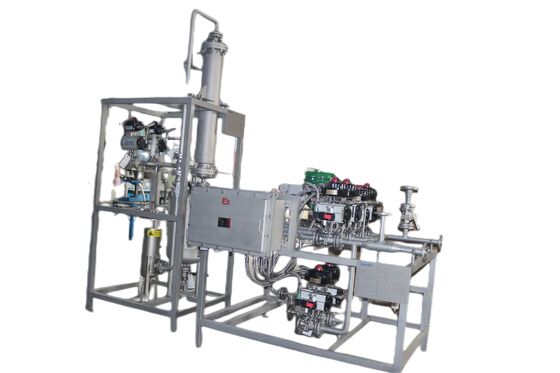 플라팅 볼 밸브 스키드 장착 시스템 직선형 산업용