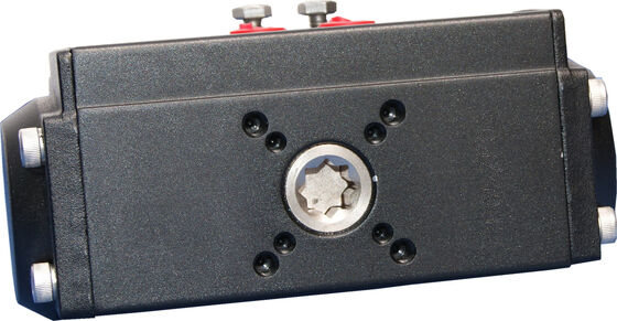 밸브 작동을 위한 ISO5211 및 DIN3337 표준을 갖춘 PTFE 코팅 하드 아노다이징 알루미늄 공압 액추에이터