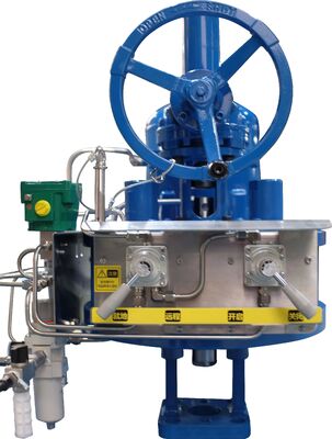 맞춤형 밸브 적용을 위한 복동식 강철 공압 선형 액추에이터