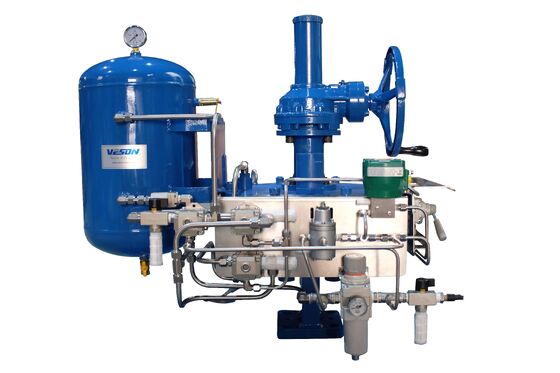 맞춤형 밸브 적용을 위한 복동식 강철 공압 선형 액추에이터