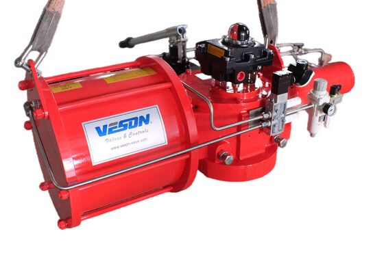 온-오프 밸브용 스프링 리턴 단동식 중부하 스코치 요크 공압 액추에이터