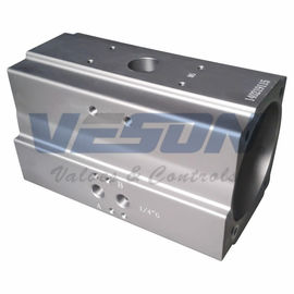 공기 내무반 회전 압축 공기를 넣은 공기 액추에이터 ISO5211/DIN3337 3 위치 부속 회전