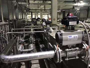 파이프 라인 밸브의 Pneumatic actuator Cast Iron Pneumatic On Off Valve / Two Way Pneumatic Valve Heavy Duty 타입
