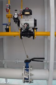 DN100 긴급 정지 가스용밸브 배관 시스템