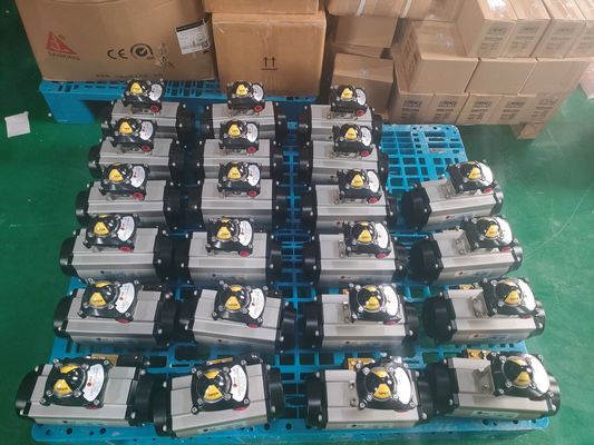 파이프 라인 밸브의 Pneumatic actuator Cast Iron Pneumatic On Off Valve / Two Way Pneumatic Valve Heavy Duty 타입