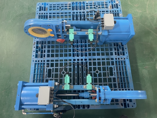 파이프 라인 밸브의 Pneumatic actuator Cast Iron Pneumatic On Off Valve / Two Way Pneumatic Valve Heavy Duty 타입